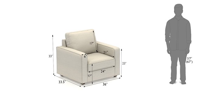 Ronaldo Fabric Sofa 7Seater